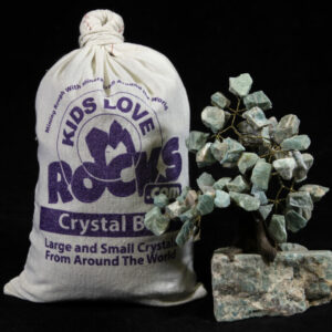 Crystal Combo Deal! ONE Crystal Bag and ONE 7" Amazonite Gemstone Tree