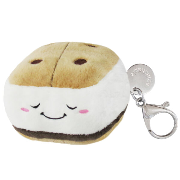 Micro Squishable S'more toy with metal clip