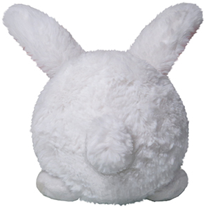 Back of Mini Squishable Fluffy Bunny