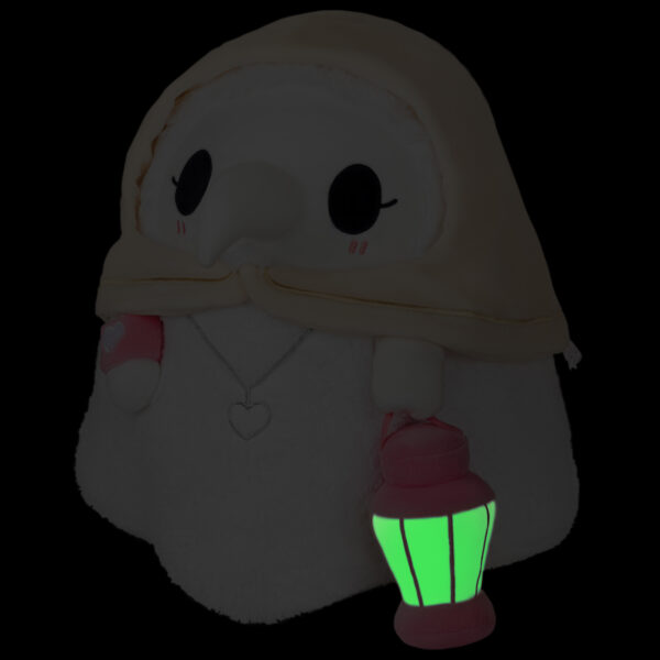 Mini Squishable Plague Nurse with lantern glowing in dark