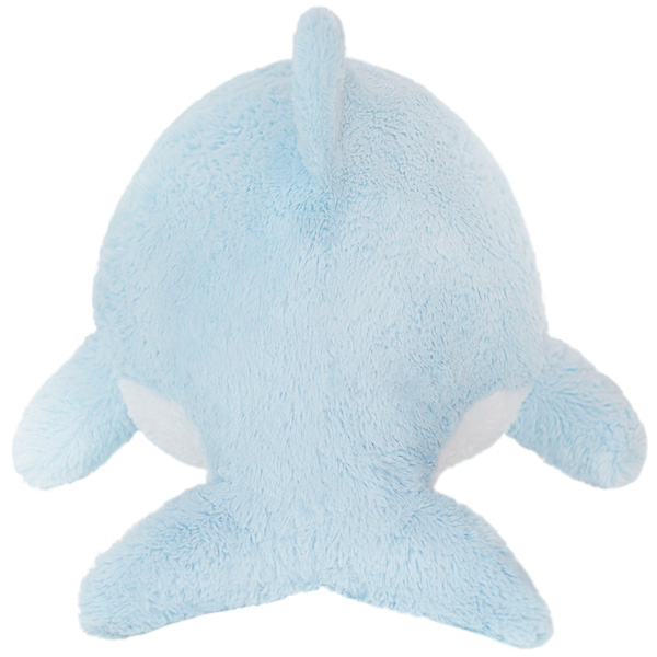 Back of Squishable Dolphin toy