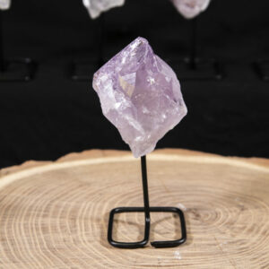 Amethyst Points on a Stand