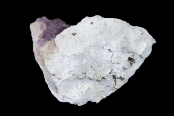 amethyst with white matrix