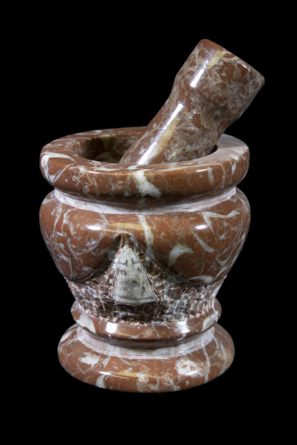 aragonite pestle and mortar