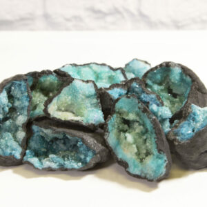 Assorted Small Teal Dyed Geode
