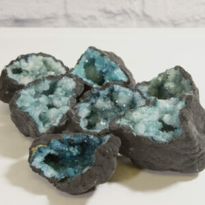 Assorted Large Teal Dyed Geode