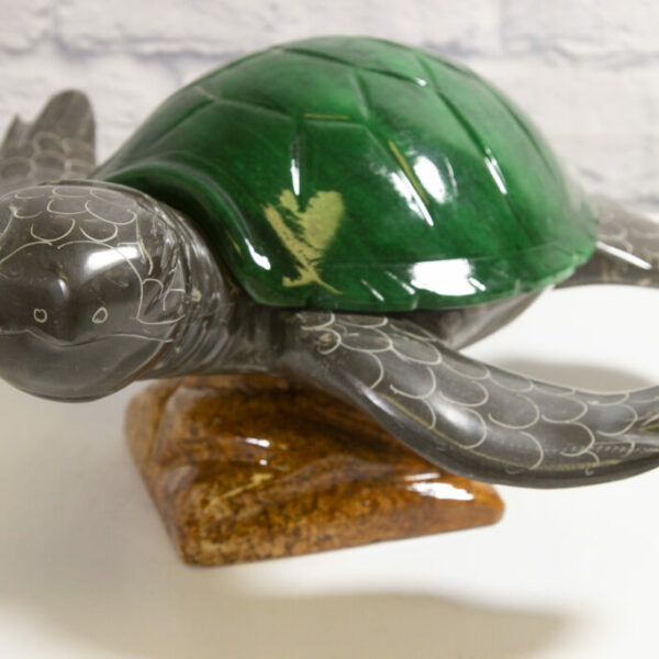 Fred in Green- 18" Marble Turtle