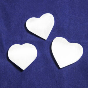 Polished Selenite Mini Hearts