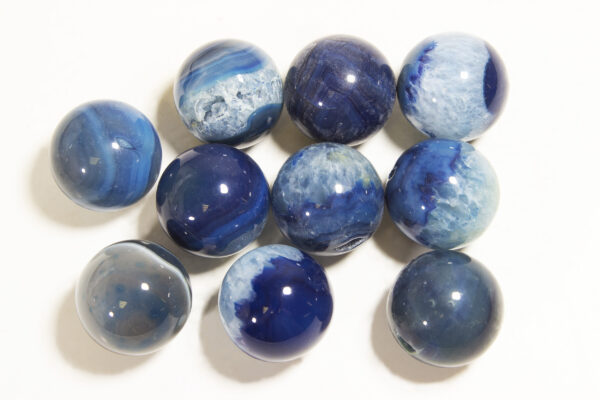 Blue Agate Spheres