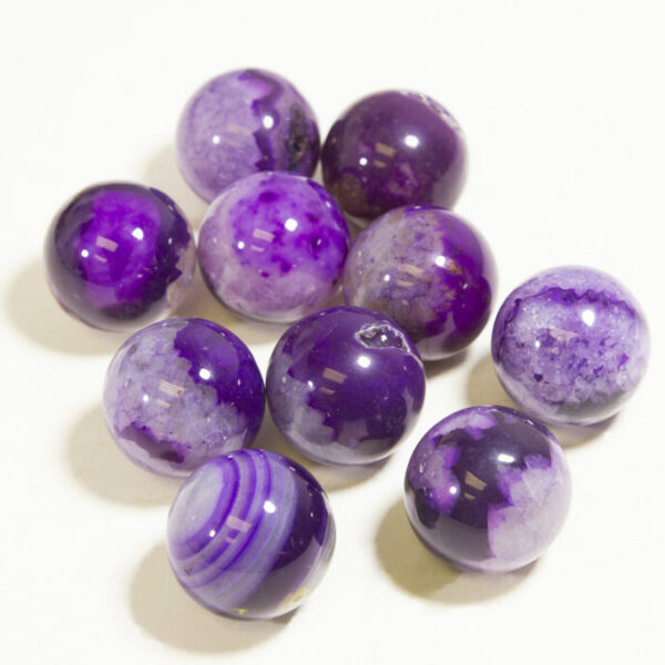 Dyed Purple Agate Sphere (One Sphere)