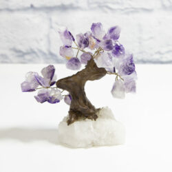 Small Amethyst Tree with Crystal Base