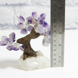 Small Amethyst Gemstone Tree with Crystal Base