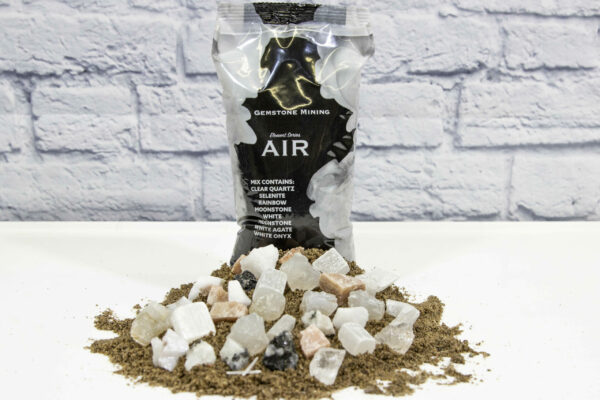 Air Bag (Element Series) with stones in sand