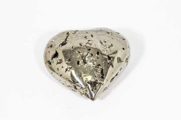 Pyrite Heart 2" close view