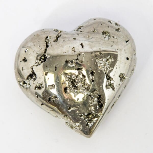 Pyrite Heart 2"