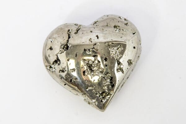 Pyrite Heart 2"