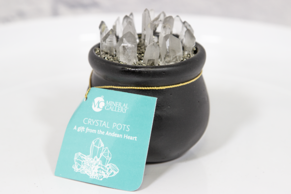 Miniature Crystal Pot, A Gift from the Andean Heart