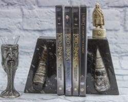 Orthoceras bookends