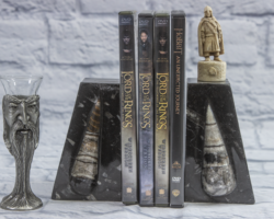Small Orthoceras bookends