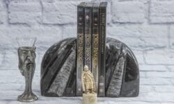 Small Round Orthoceras Bookends