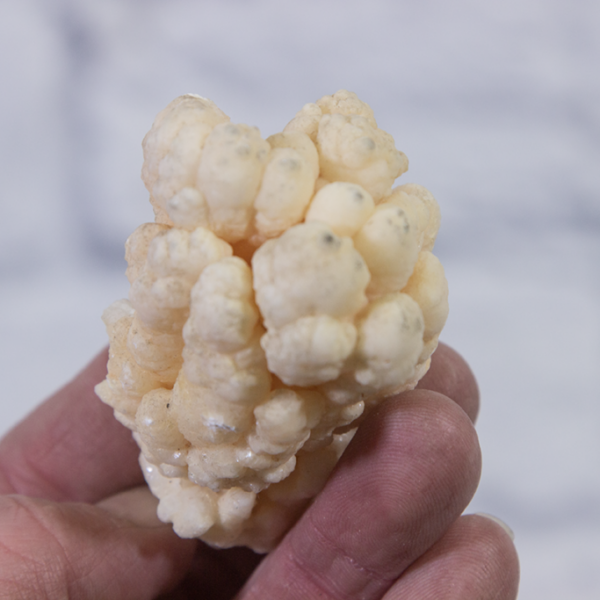 Small White Aragonite Cluster