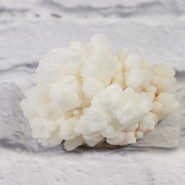 White Aragonite, Natural Kokoweef Formation 4 x 3